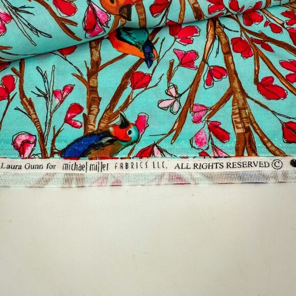 Laura Gunn for Michael Miller Fabrics Wing Song Garden Wall Collection 5.8 yards - Picture 5 of 5